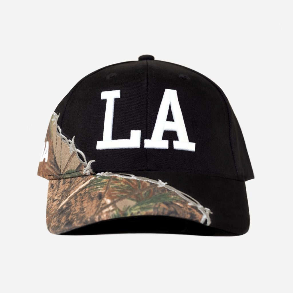 LA METAL CAMO HAT (BLACK)