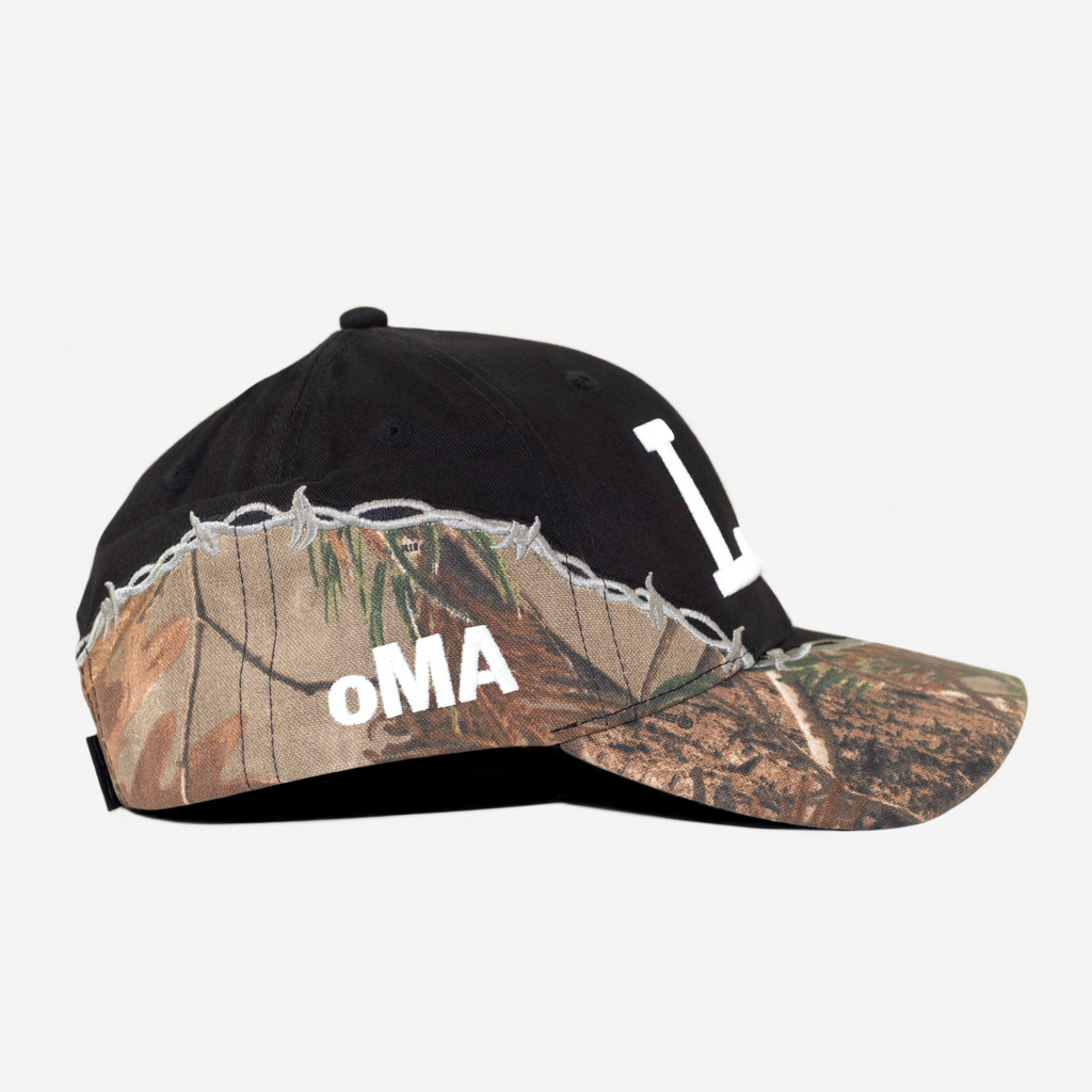 LA METAL CAMO HAT (BLACK)