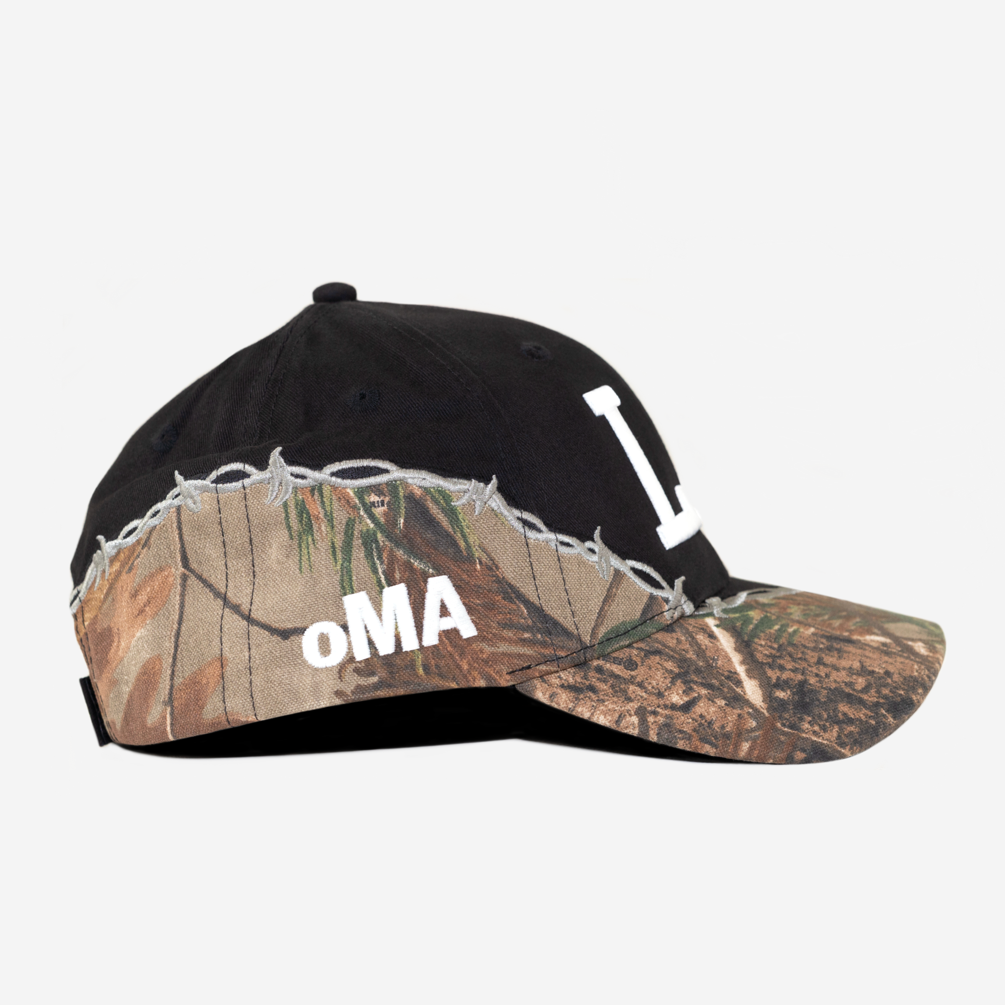 LA METAL CAMO HAT (BLACK)
