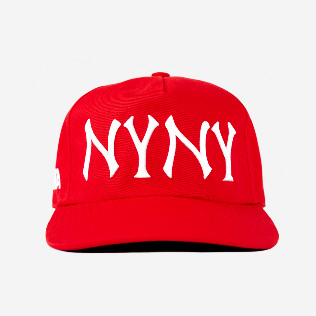 NY NY HAT (RED)