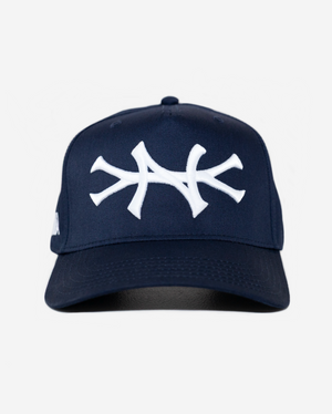 NEW YoRK HAT CURVED BRIM (NAVY)