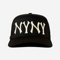 NY NY HAT CURVED BRIM (CREAM)