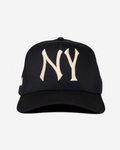NY HAT CURVED BRIM (CREAM)