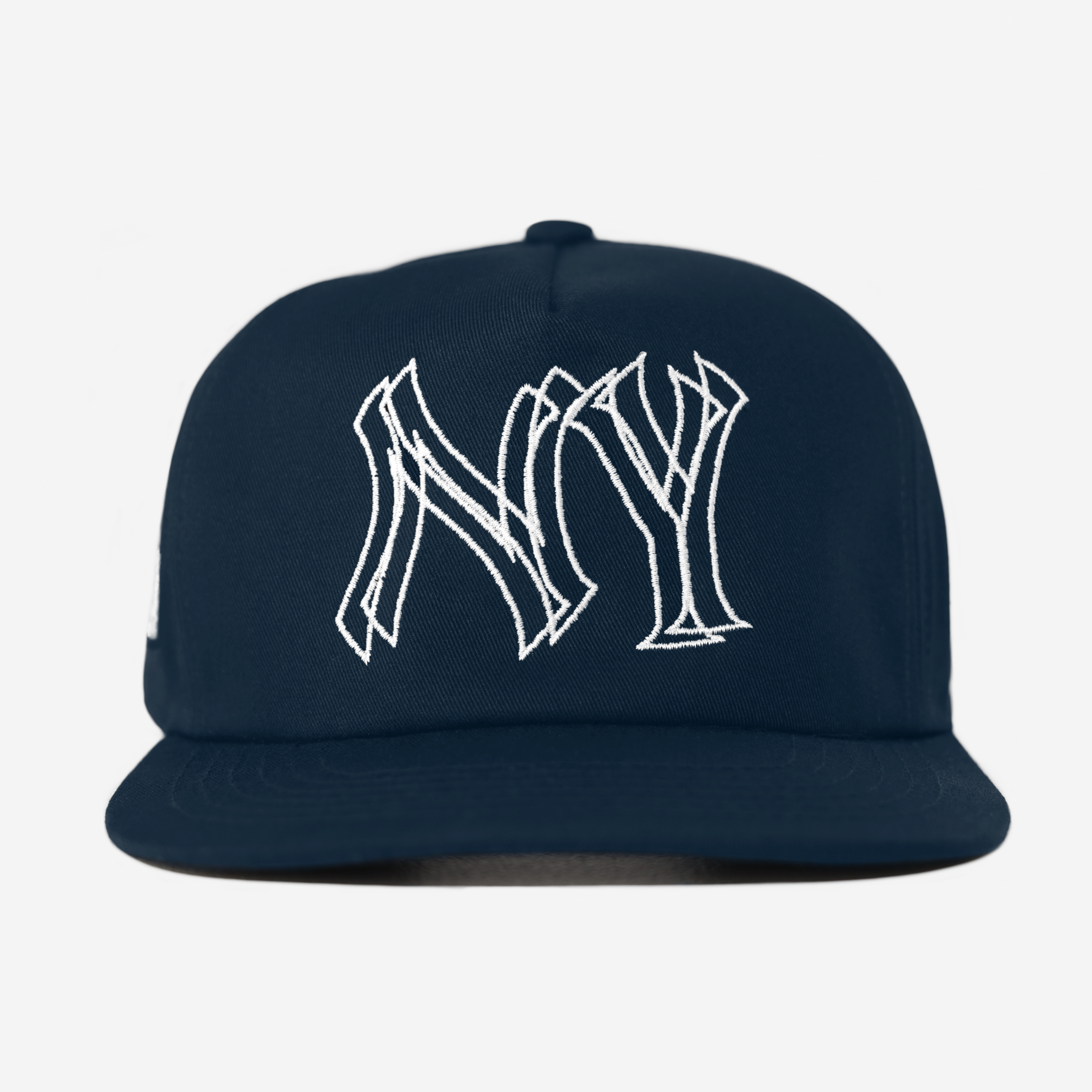 NY 2D HAT (NAVY/WHT)