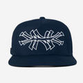NY 2D HAT (NAVY/WHT)