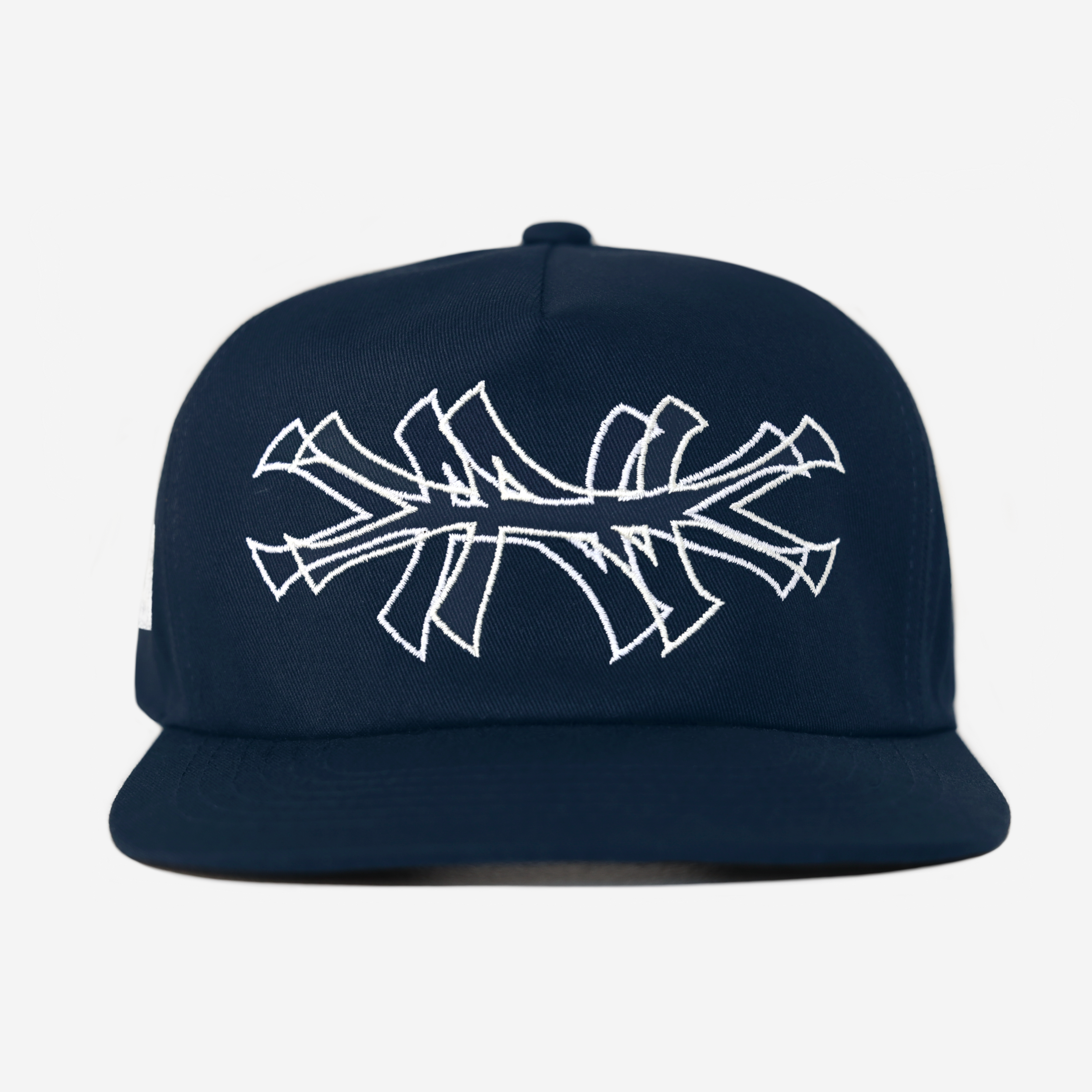 NY 2D HAT (NAVY/WHT)