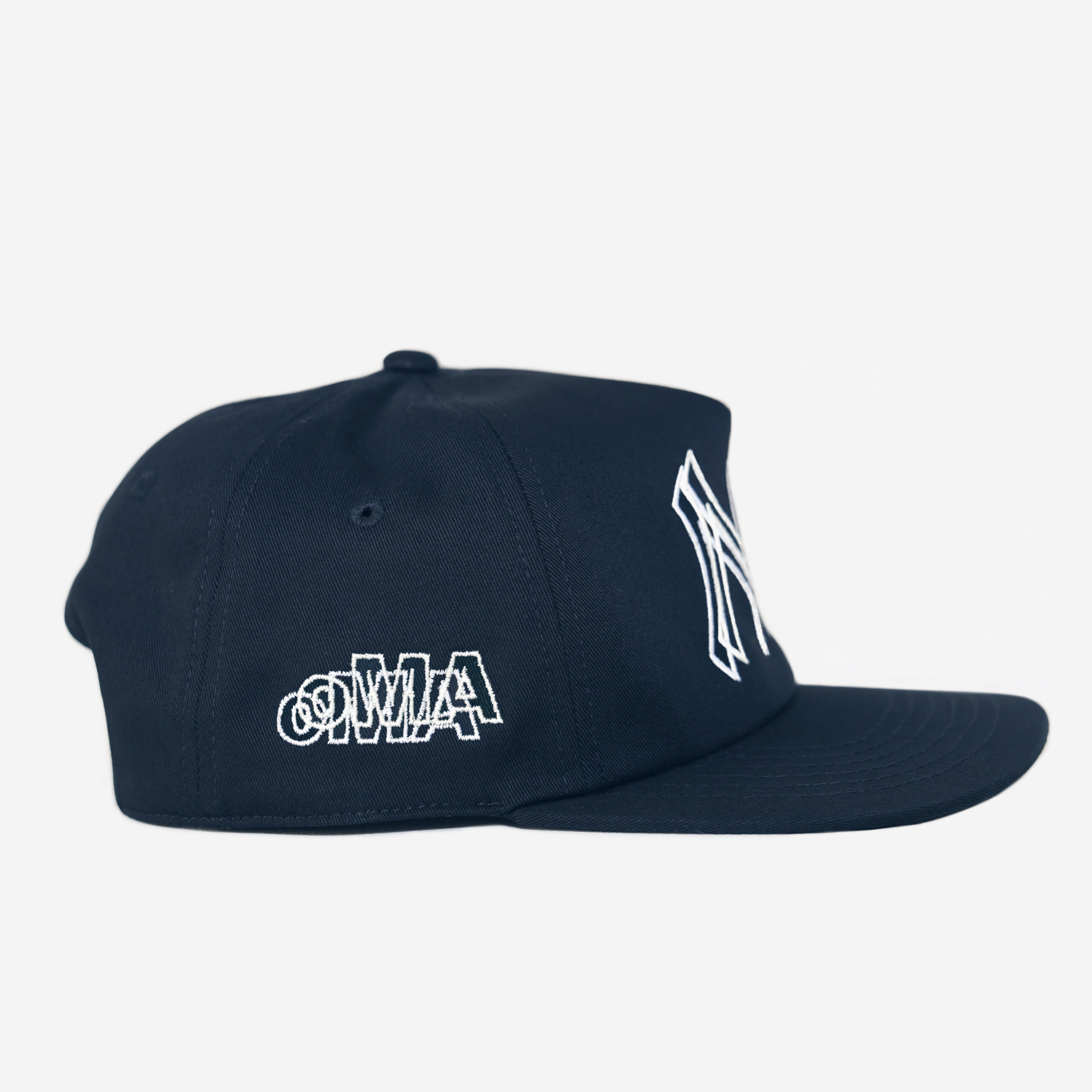 NY 2D HAT (NAVY/WHT)
