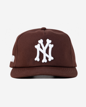 NY BONES HAT (BROWN)