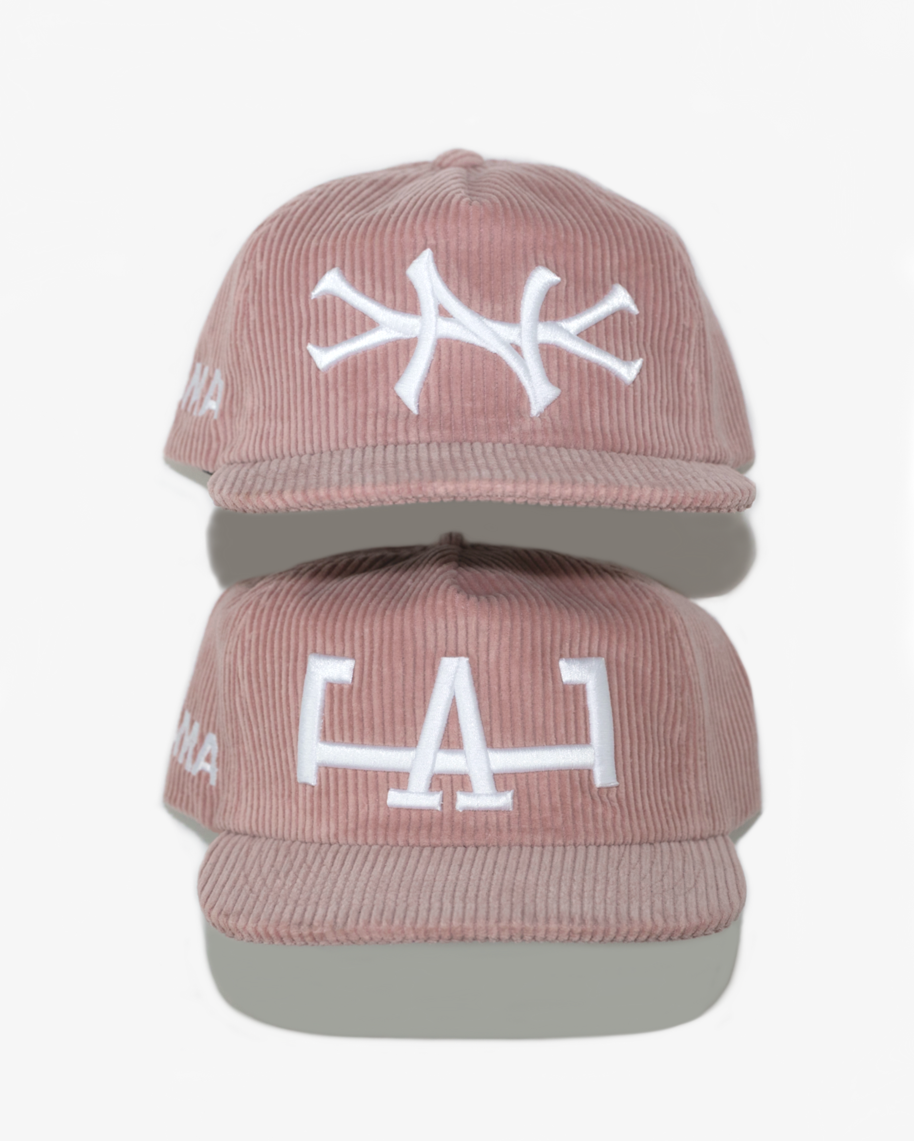 NY CORDUROY HAT (DUST PINK)