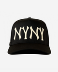 NY NY HAT CURVED BRIM (CREAM)