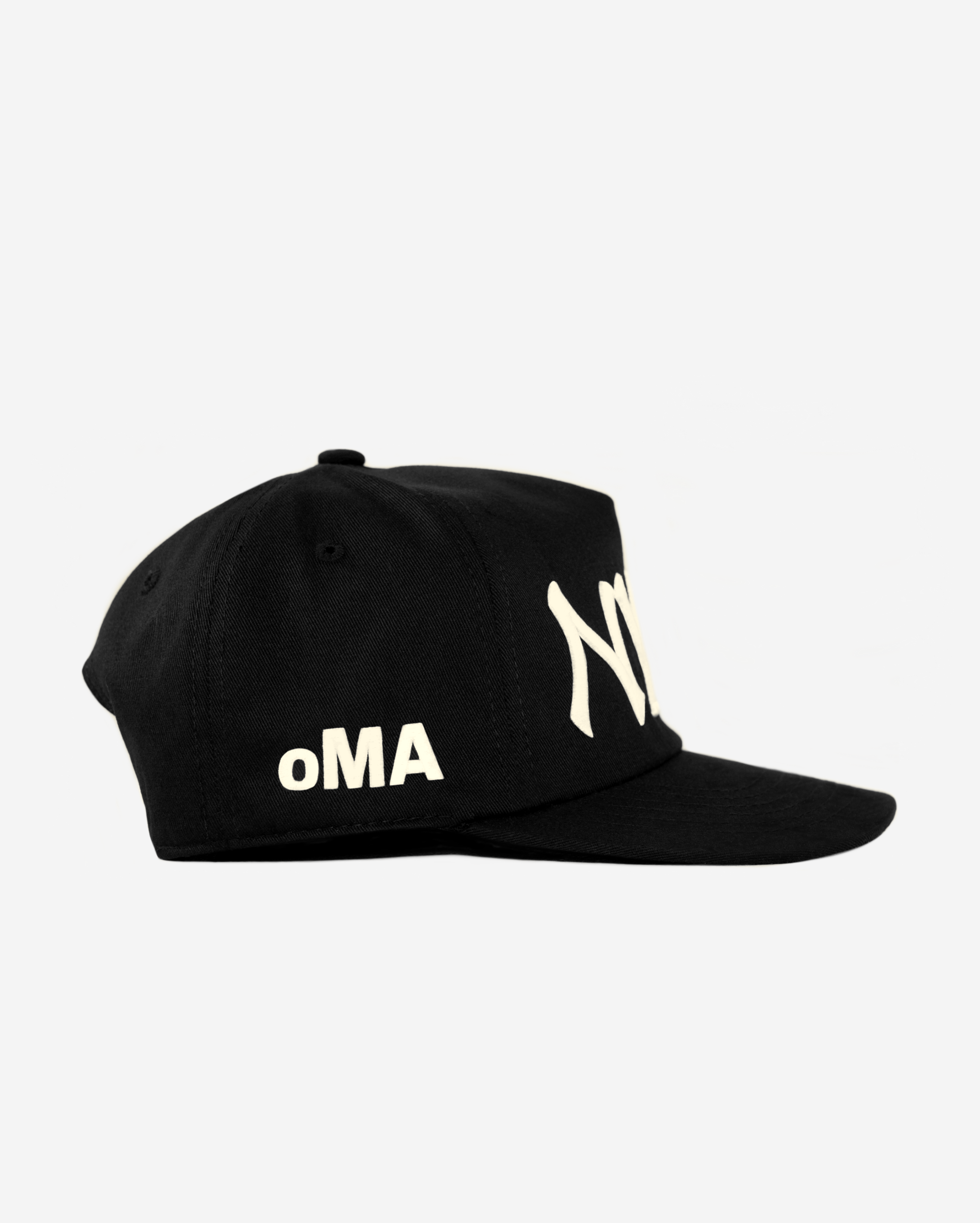 NY NY HAT CURVED BRIM (CREAM)