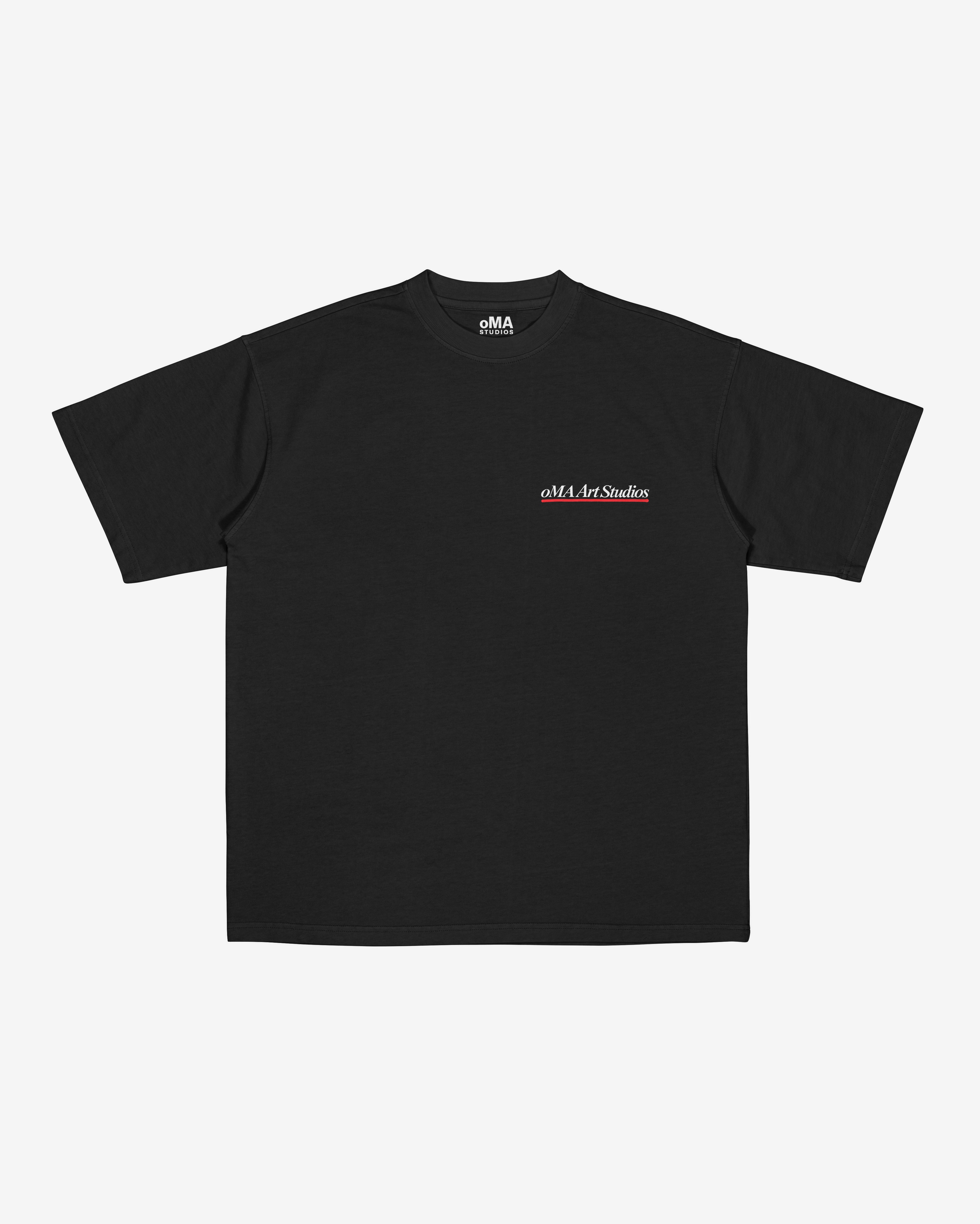 FLY SHIT AND PRIVACY T-SHIRT (BLACK)