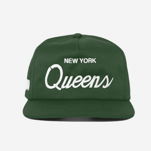 QUEENS, NEW YoRK THRoWBACK HAT (FoREST)
