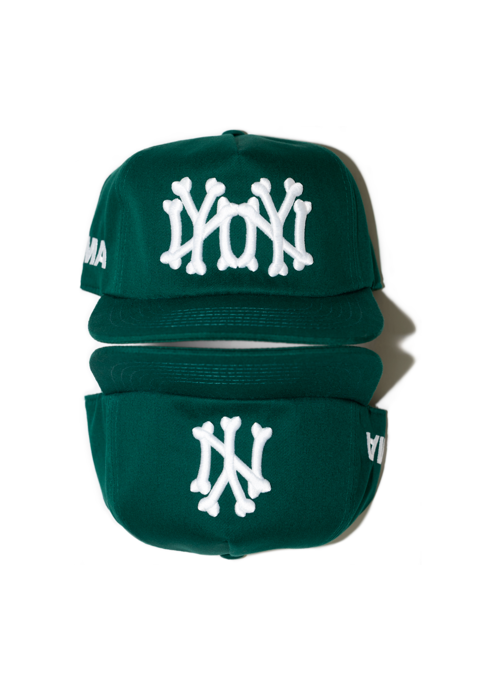 NY NY BONES HAT (FOREST)