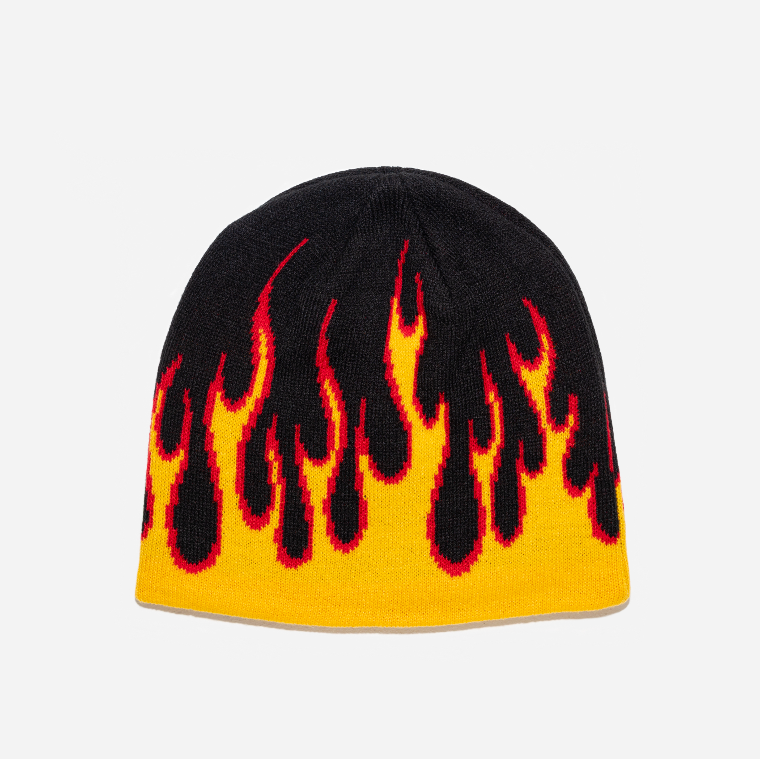 FLAME SKULLY (BLACK)