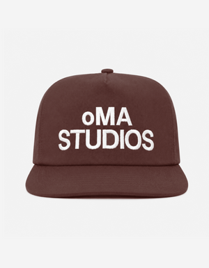 oMA STUDIOS TYPoGRAPHY HAT (BRoWN)