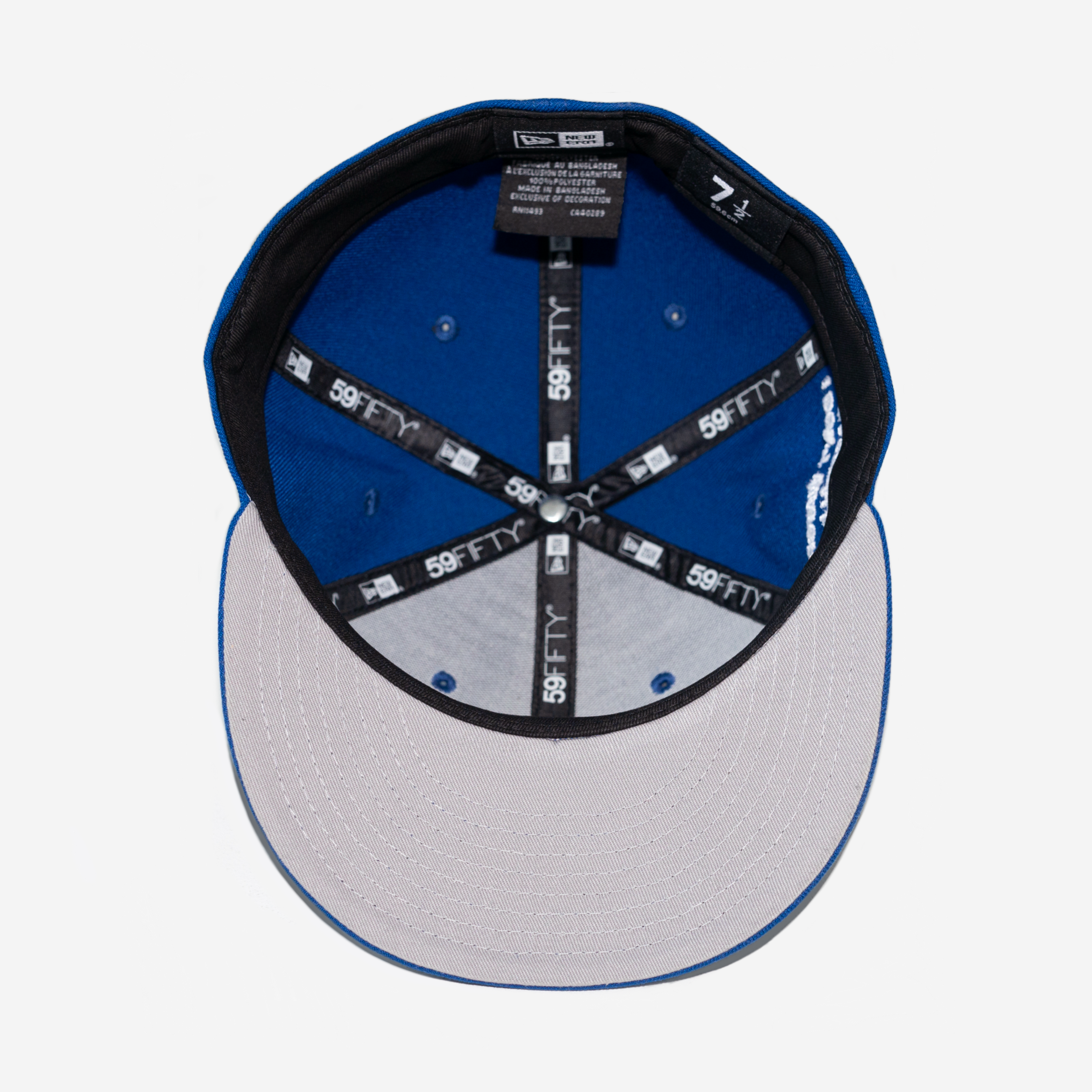 LA "I DON'T WATCH BASEBALL" FITTED HAT (BLUE)