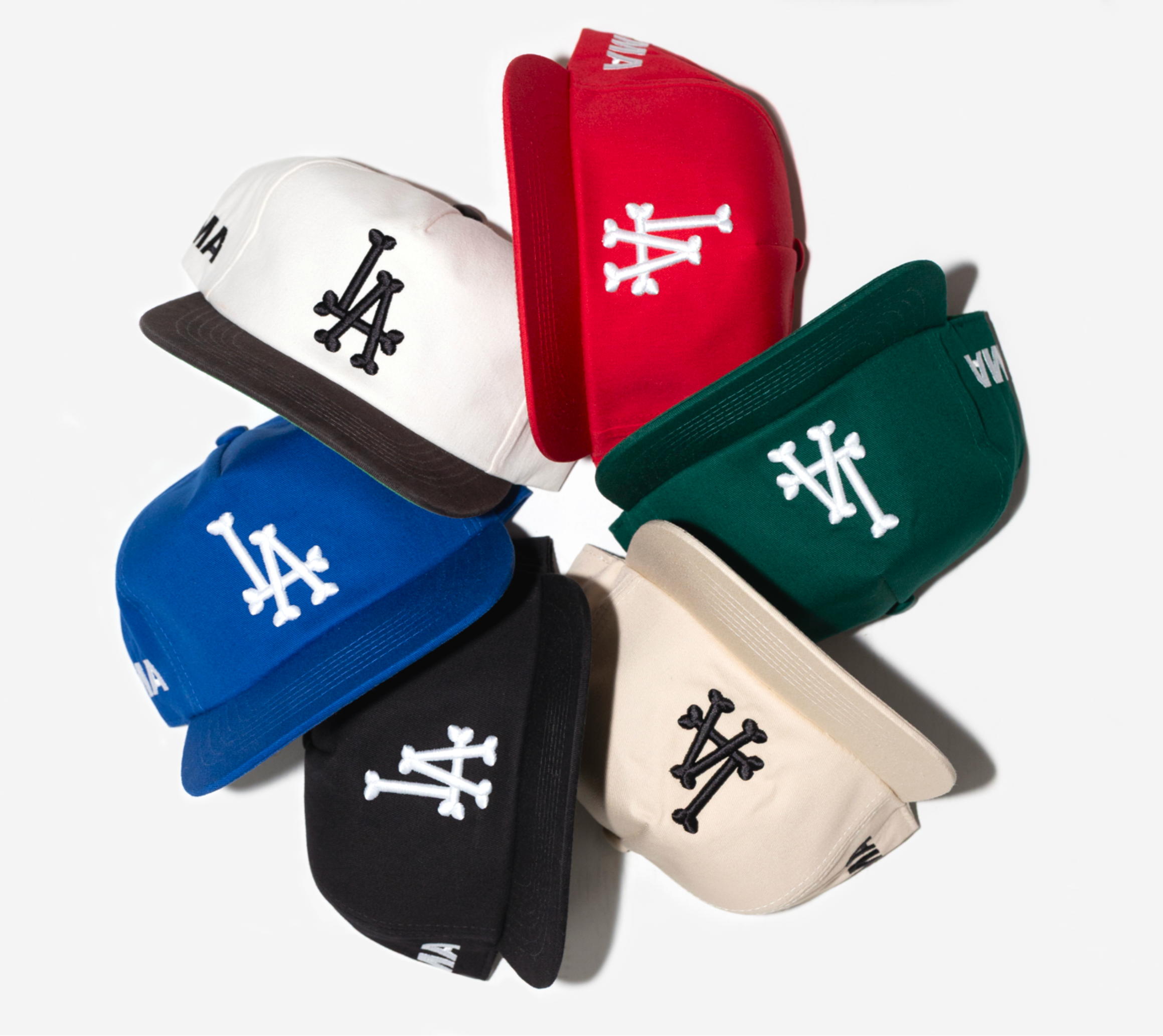 LA BONES HAT (COOKIES & CREAM)