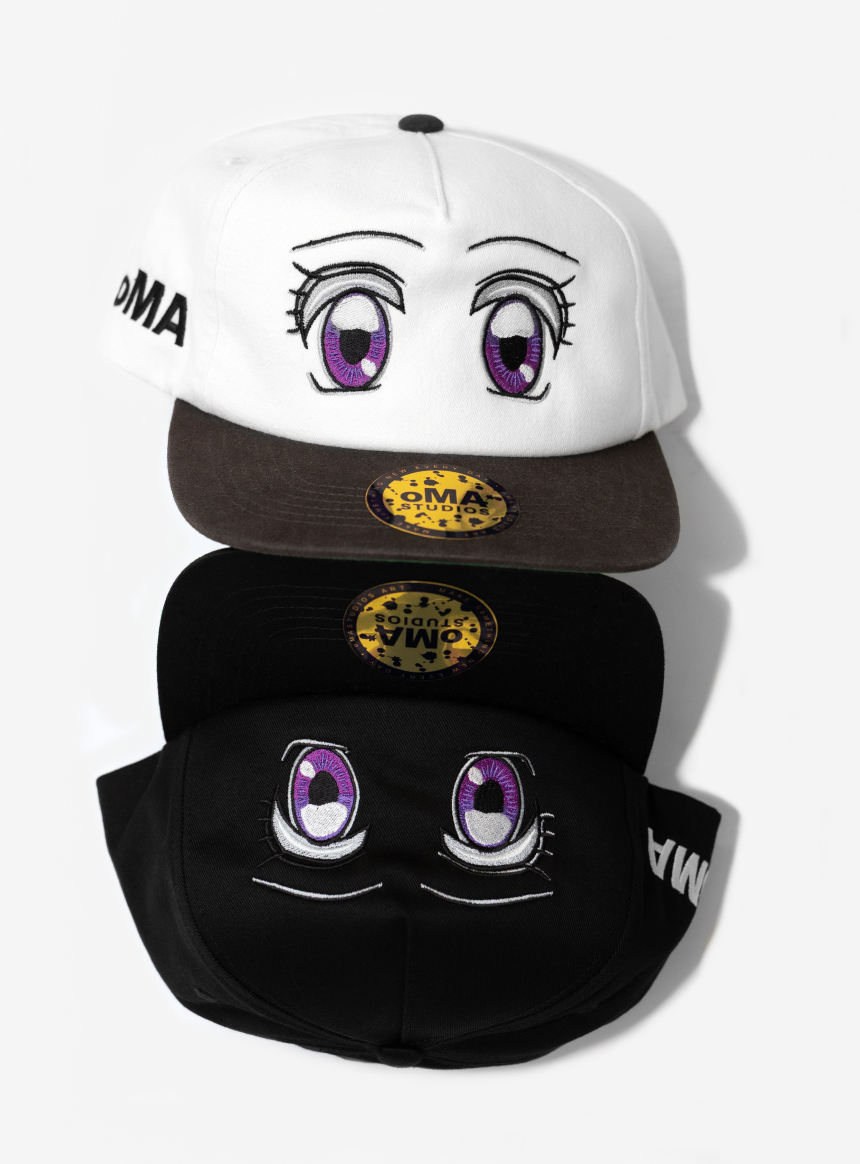 GooD ANIME EYES HAT (IVoRY)