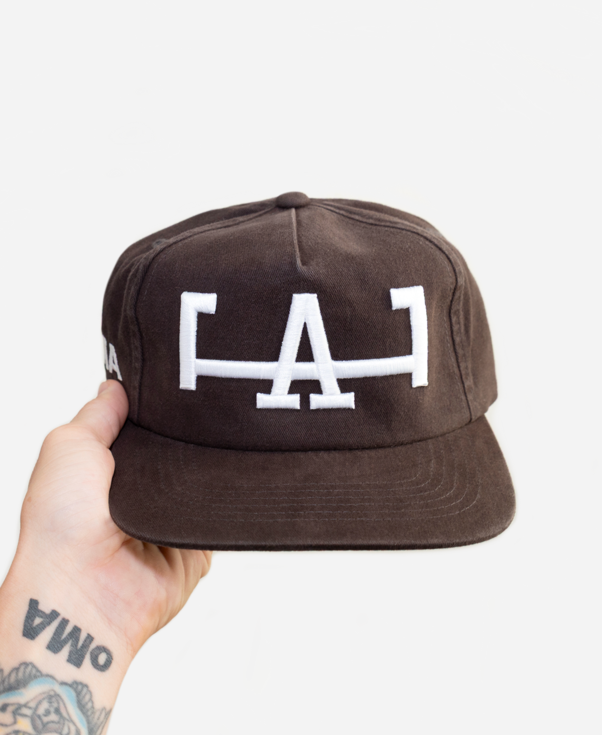 LA PREMIUM 5 PANEL HAT (VINTAGE BLACK)