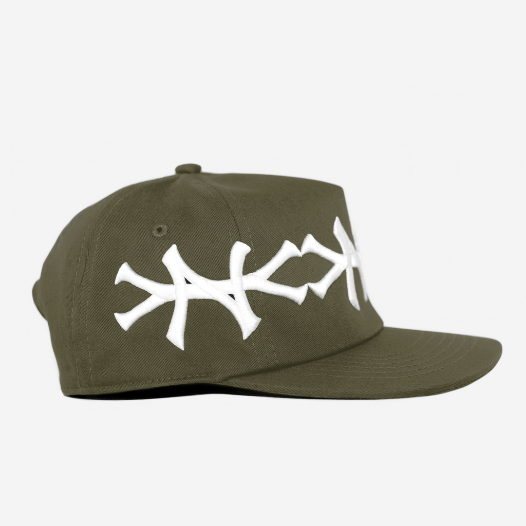 NY CROWN HAT (ARMY)