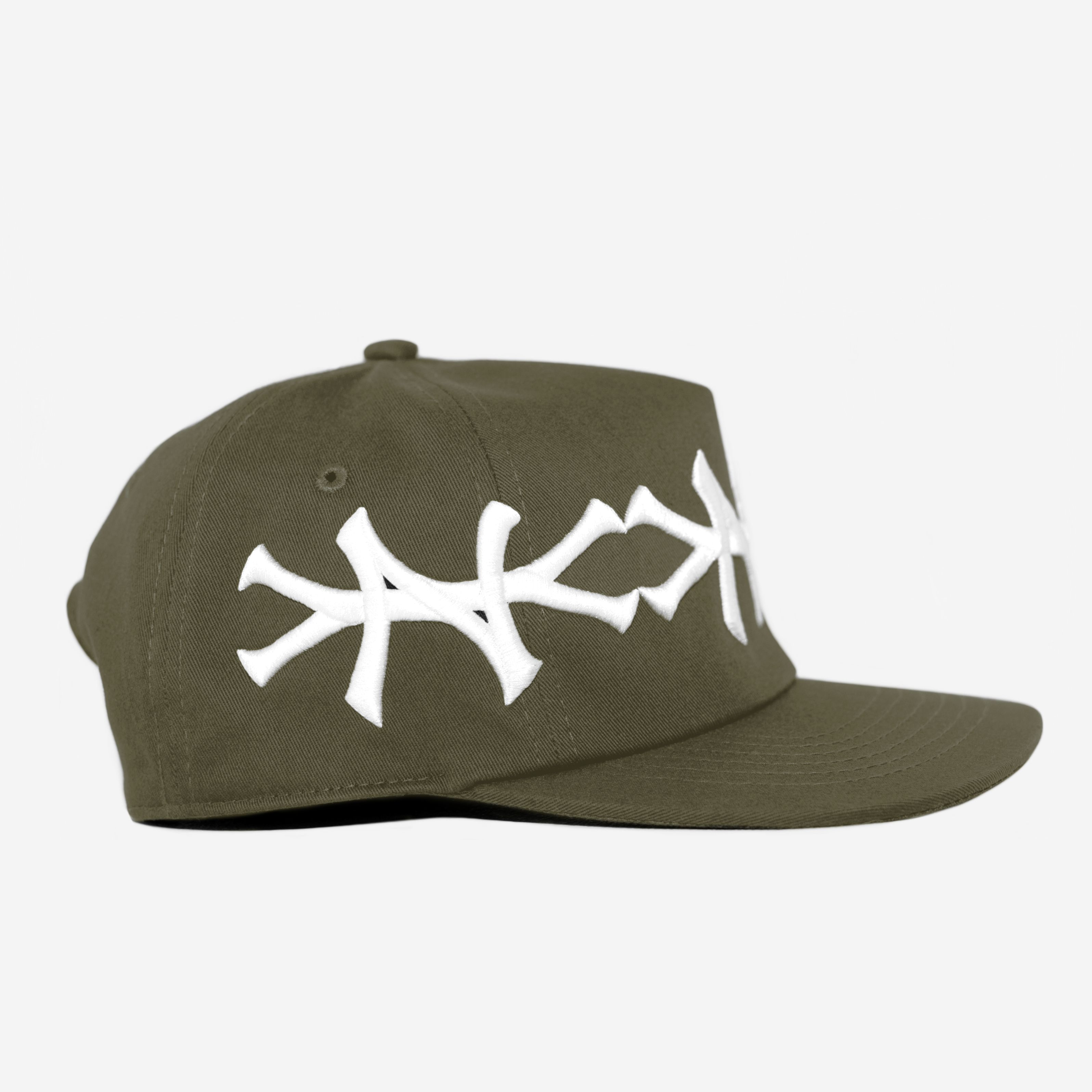 NY CROWN HAT (ARMY)