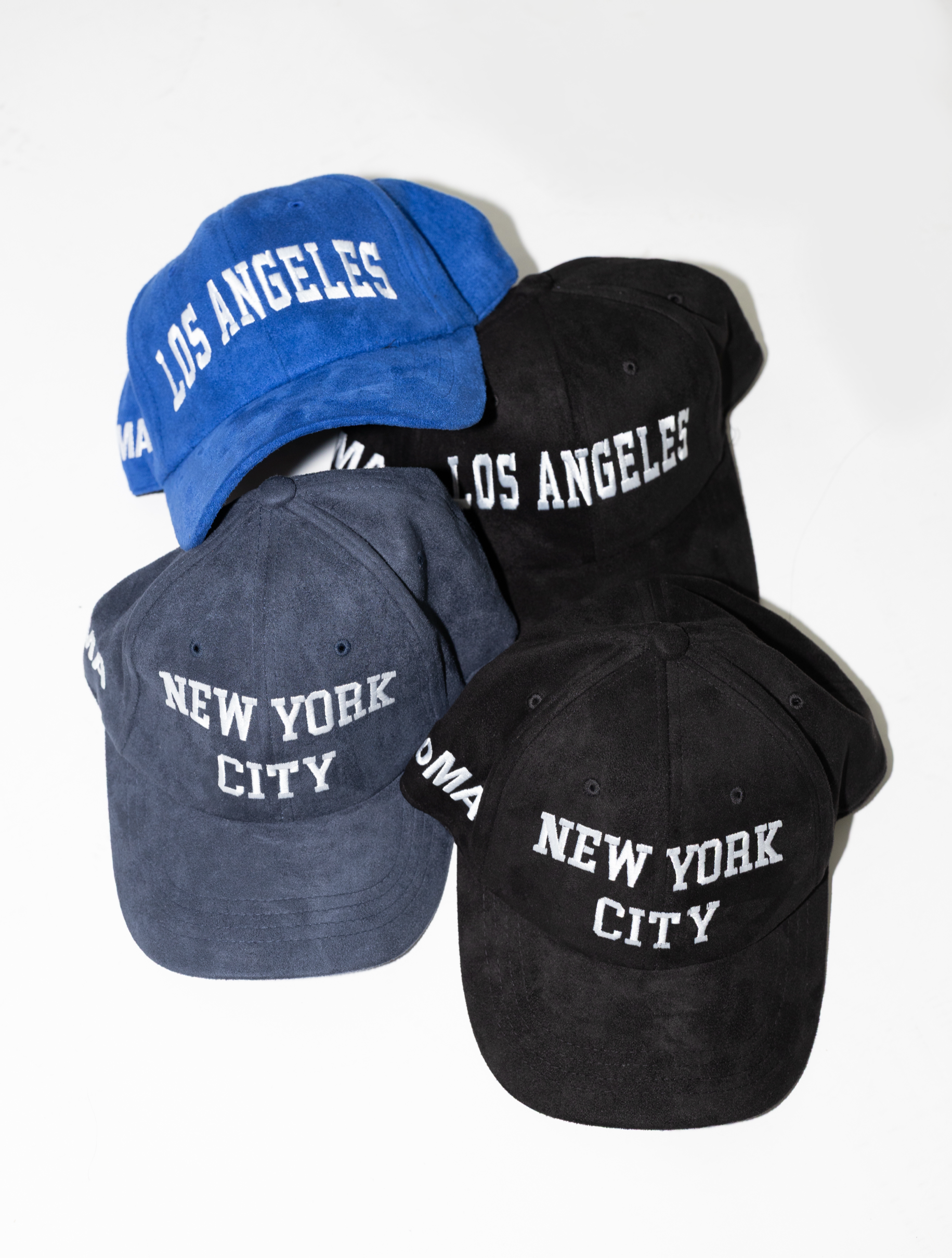 NEW YORK CITY SUEDE HAT (NAVY)