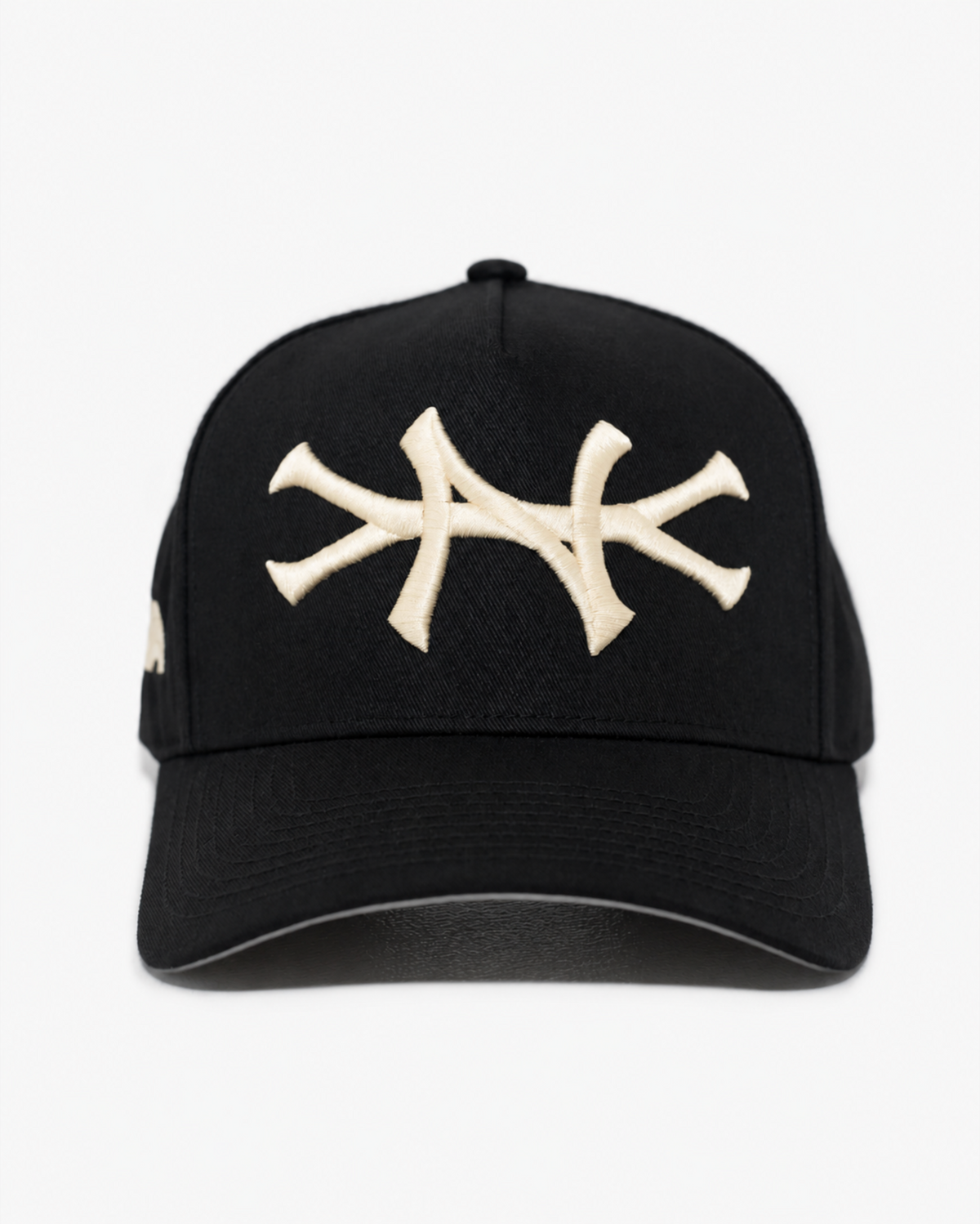 NEW YoRK HAT GREY BRIM (BLK/CREAM)
