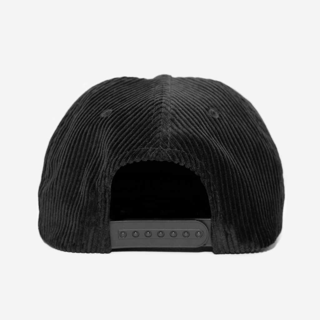 NY CORDUROY HAT (BLK/CREAM)