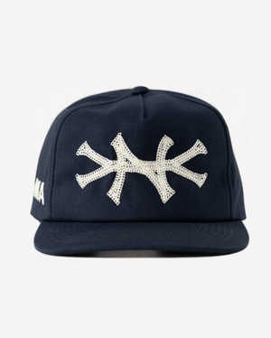 NEW YoRK CHAIN STITCH HAT (NAVY)