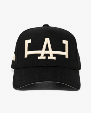 LoS ANGELES HAT GREY BRIM (BLK/CREAM)